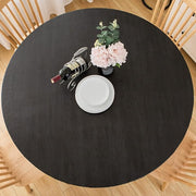 Round Vinyl Tablecloth with Flannel Backing
