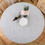 Round Vinyl Tablecloth with Flannel Backing