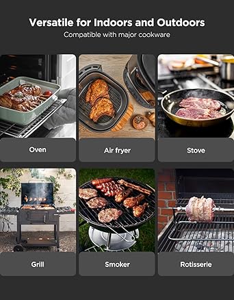 Bluetooth Meat Thermometer Digital – Wireless Smart Meat Thermometer for Grilling