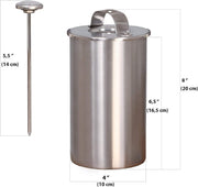 🥩 Stainless Steel Ham Maker – Homemade Deli Meat, Your Way!