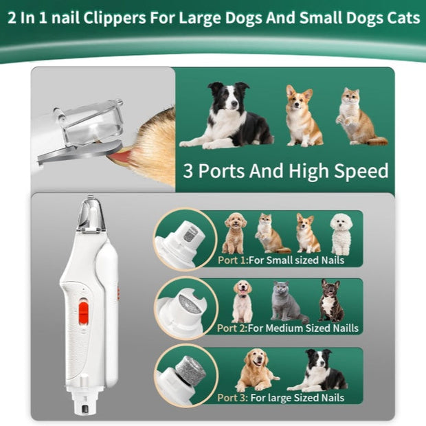 Pet electric nail clippers
