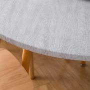 Round Vinyl Tablecloth with Flannel Backing