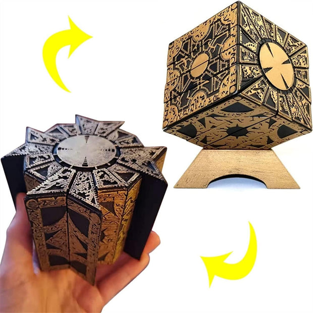 Detachable Hellraiser Puzzle Box – 1:1 Movie Replica, Mechanical Horror-Themed Puzzle Toy for Adults