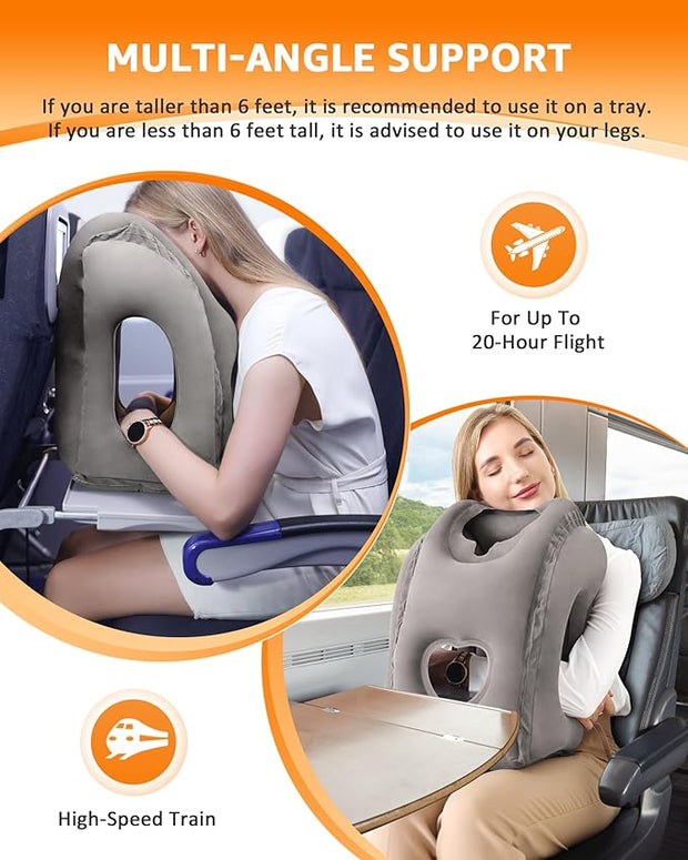 ✈️ Inflatable Travel Pillow Set – Your Ultimate Comfort Companion for Every Journey