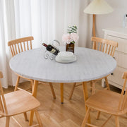 Round Vinyl Tablecloth with Flannel Backing