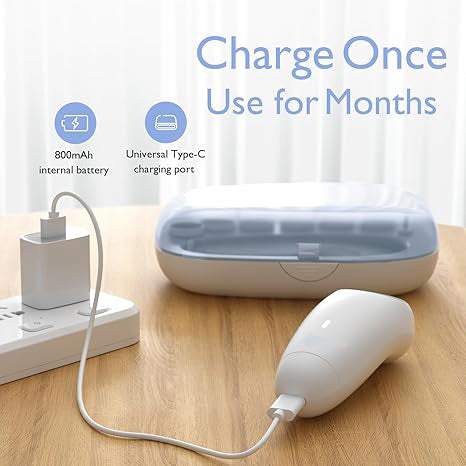 🔋Rechargeable Electric Baby Nail File | Safe, Silent &amp; Gentle Grooming for All Ages