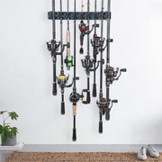 Universal Fishing Rod Holder—Stores Up to 9 Rods, Fits Various Diameters, Space-Saving &amp; Non-Slip!