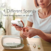 🔋Rechargeable Electric Baby Nail File | Safe, Silent &amp; Gentle Grooming for All Ages