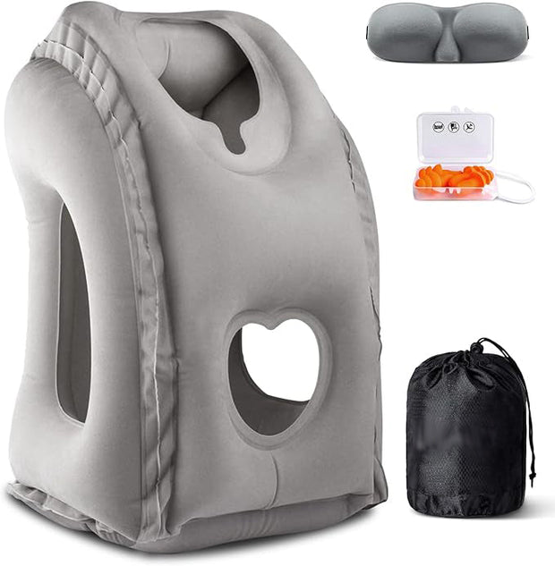 ✈️ Inflatable Travel Pillow Set – Your Ultimate Comfort Companion for Every Journey