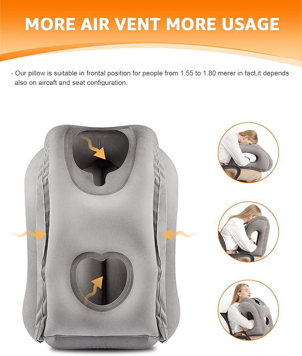 ✈️ Inflatable Travel Pillow Set – Your Ultimate Comfort Companion for Every Journey