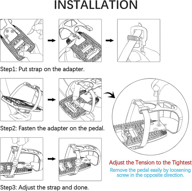 Peloton Toe Cage Adapters