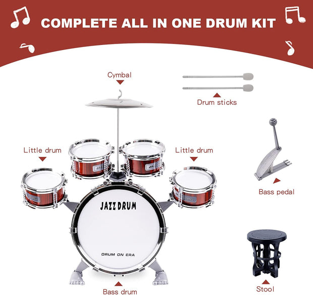 RockStar Junior - 5-Piece Toddler Drum Set 🥁🎸