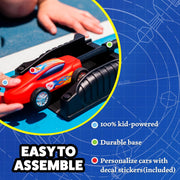 🚗 Dueling Stomp Racers – The Ultimate Foot-Powered Car Launch Showdown!