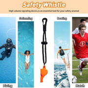 Scuba Diving SMB Kit – 5ft Surface Marker Buoy with Reel & Whistle for Safety