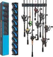 Universal Fishing Rod Holder—Stores Up to 9 Rods, Fits Various Diameters, Space-Saving &amp; Non-Slip!