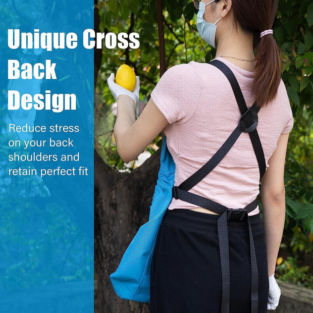 🌿 Garden Apron for Women with Pockets – Durable, Waterproof & Comfortable Harvesting Apron