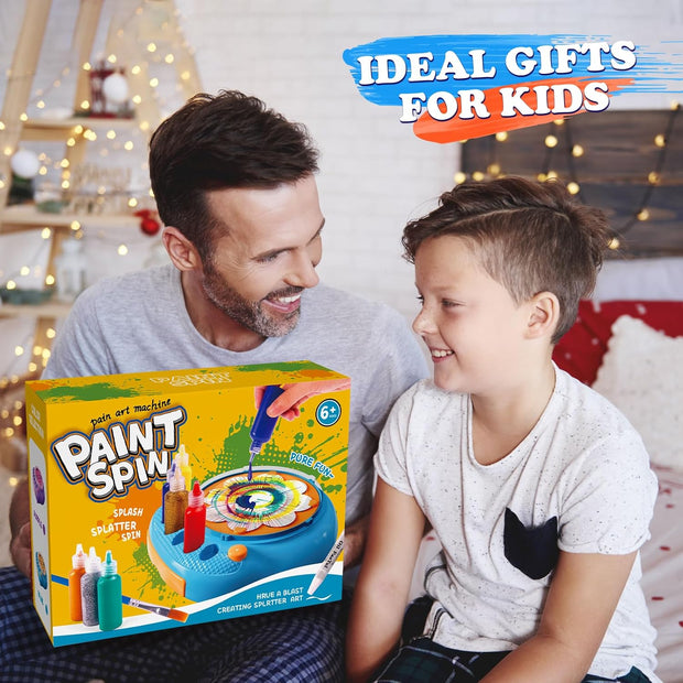 Creative Paint Spin Art Machine Kit – Interactive Art Set for Kids Aged 4-9