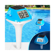 🌞 Smart Solar-Powered Thermometer — Bigger, Brighter, More Accurate Water Temperature Monitoring!