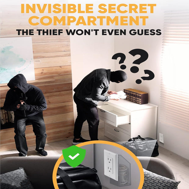 🔒 In-Wall Hidden Safe – Secure, Discreet Storage for Valuables