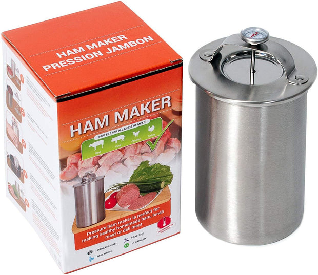 🥩 Stainless Steel Ham Maker – Homemade Deli Meat, Your Way!