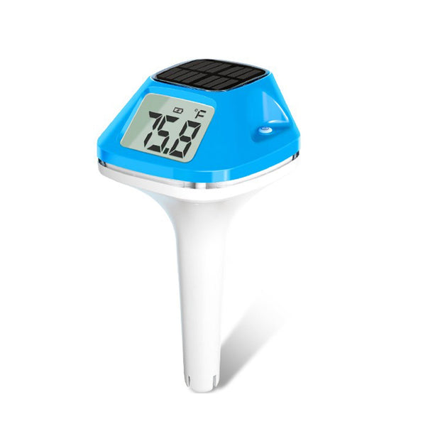 🌞 Smart Solar-Powered Thermometer — Bigger, Brighter, More Accurate Water Temperature Monitoring!