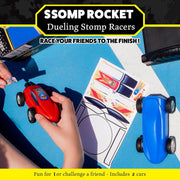 🚗 Dueling Stomp Racers – The Ultimate Foot-Powered Car Launch Showdown!