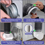 Compact Dryer Vent Hose Kit