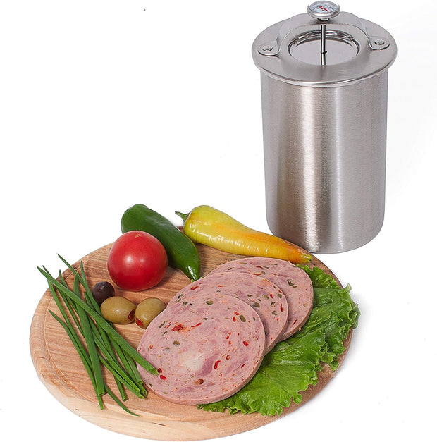 🥩 Stainless Steel Ham Maker – Homemade Deli Meat, Your Way!