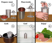 🥩 Stainless Steel Ham Maker – Homemade Deli Meat, Your Way!
