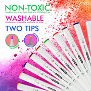 Children's Airbrush Marker Set – Creative DIY Art Kit with Washable Markers & Stencils