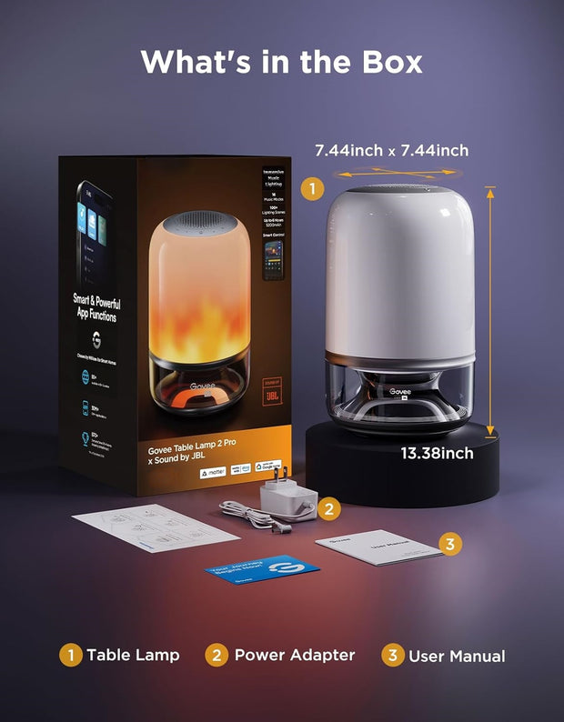 Smart Table Lamp with Bluetooth Speaker 🎵💡