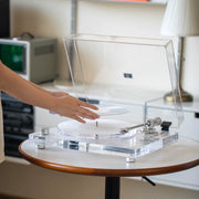 CrystalSound Pro - Transparent Bluetooth Turntable 🎶🔮