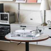 CrystalSound Pro - Transparent Bluetooth Turntable 🎶🔮