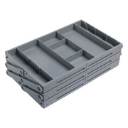 Multi-Layer Smart Drawer Organizer – 3-Tier Expandable Storage Box | Adjustable Dividers | For Kitchen, Bathroom, Makeup & Office Supplies