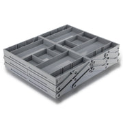 Multi-Layer Smart Drawer Organizer – 3-Tier Expandable Storage Box | Adjustable Dividers | For Kitchen, Bathroom, Makeup & Office Supplies