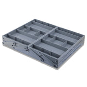 Multi-Layer Smart Drawer Organizer – 3-Tier Expandable Storage Box | Adjustable Dividers | For Kitchen, Bathroom, Makeup & Office Supplies