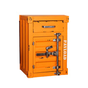 CargoSide Pro - Vintage Industrial Container Nightstand 🏭🛌