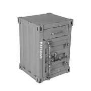 CargoSide Pro - Vintage Industrial Container Nightstand 🏭🛌