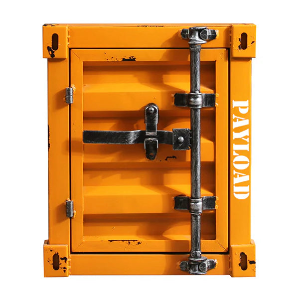 CargoSide Pro - Vintage Industrial Container Nightstand 🏭🛌