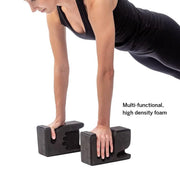 Yoga Blocks 2-Pack | Wrist Relief Hand-Shaped Yoga Bricks