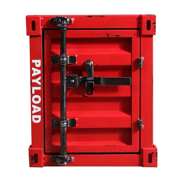 CargoSide Pro - Vintage Industrial Container Nightstand 🏭🛌