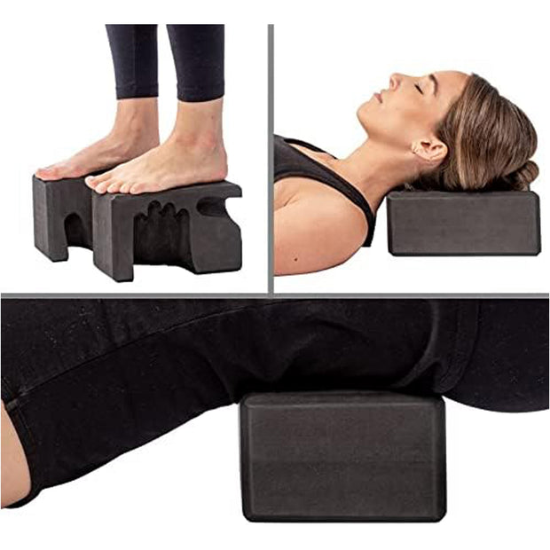 Yoga Blocks 2-Pack | Wrist Relief Hand-Shaped Yoga Bricks