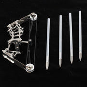 Mini Toothpick Archery Game – Compact Pulley Bow Shooting Toy for Precision Indoor Target Practice