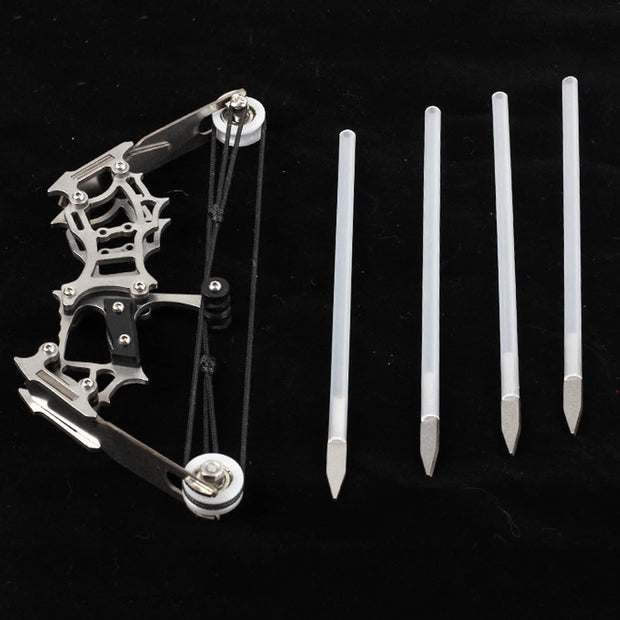 Mini Toothpick Archery Game – Compact Pulley Bow Shooting Toy for Precision Indoor Target Practice