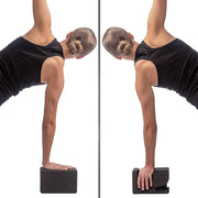 Yoga Blocks 2-Pack | Wrist Relief Hand-Shaped Yoga Bricks
