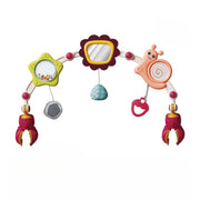 🌈 Adjustable Stroller Toy Arch with 6 Sensory Toys 👶